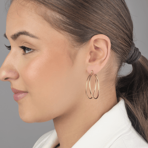 Doppelte Creolen Gold Doppelte Creolen Gold