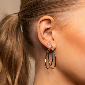 Doppelte Creolen Silber Doppelte Creolen Silber