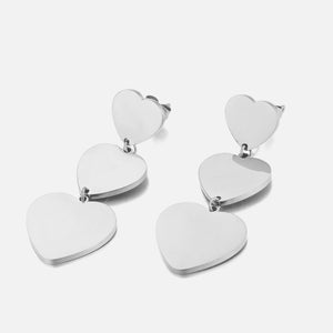 Drei hängende Herzen Silber Drei hängende Herzen Silber