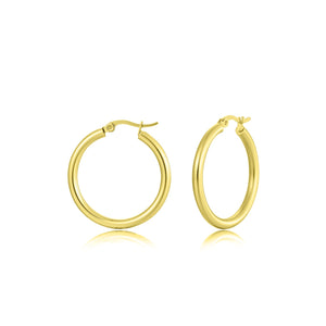 Basic Ohrringe 2cm Gold Basic Ohrringe 2cm Gold