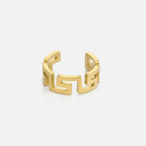 Ear Cuff Luxus-Muster Gold Ear Cuff Luxus-Muster Gold