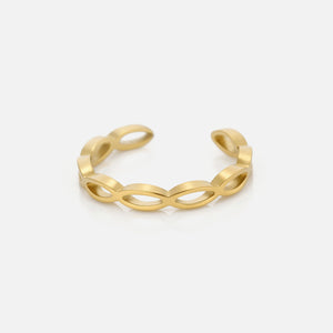 Ear Cuff offene Glieder Gold Ear Cuff offene Glieder Gold