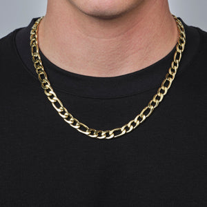 Figaro Kette 10 mm Gold Figaro Kette 10 mm Gold