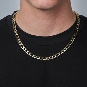 Figaro Kette 8 mm Gold Figaro Kette 8 mm Gold