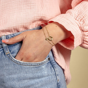 Armband-Set Double Love Gold Armband-Set Double Love Gold