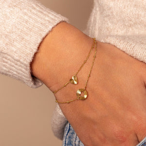 Armband-Set Double Love Gold Armband-Set Double Love Gold