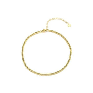 Fußkettchen Chunky 3mm Gold Fußkettchen Chunky 3mm Gold