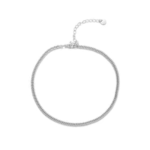 Fußkettchen Chunky 3mm Silber Fußkettchen Chunky 3mm Silber