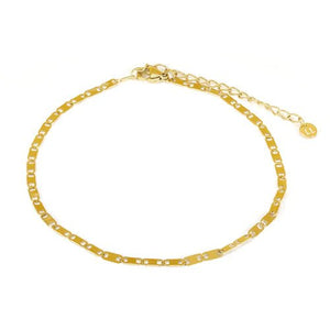 Fußkettchen Classic-Schließe Gold Fußkettchen Classic-Schließe Gold