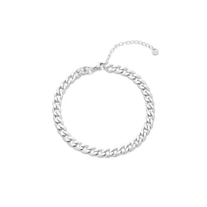 Fußkettchen Cuban 6mm Silber Fußkettchen Cuban 6mm Silber