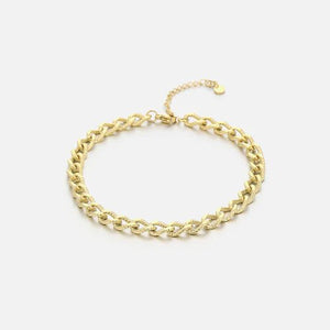 Fußkettchen Fancy Cuban Gold Fußkettchen Fancy Cuban Gold