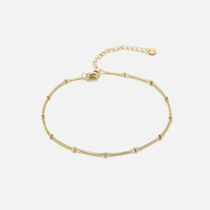 Fußkettchen Fancy Kugeln Gold Fußkettchen Fancy Kugeln Gold