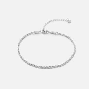 Fußkettchen gedreht 2mm Silber Fußkettchen gedreht 2mm Silber