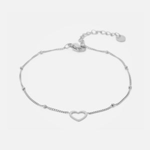 Fußkettchen Herz Silber Fußkettchen Herz Silber