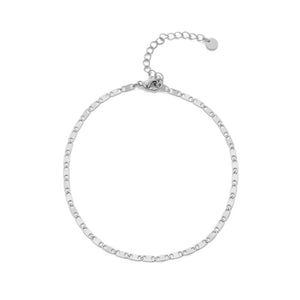 Fußkettchen klassische Glieder Silber Fußkettchen klassische Glieder Silber