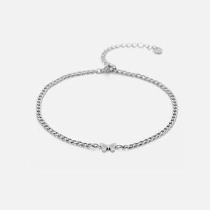 Fußkettchen Schmetterling Silber Fußkettchen Schmetterling Silber