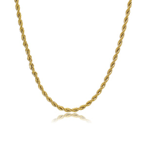 Gedrehte Halskette 2mm Gold Gedrehte Halskette 2mm Gold