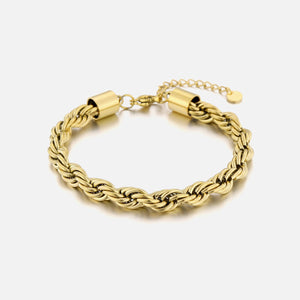 Gedrehtes Armband 6mm Gold Gedrehtes Armband 6mm Gold