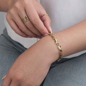 Geflecht Gliederarmband Gold Geflecht Gliederarmband Gold