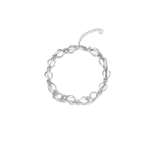 Geflecht Gliederarmband Silber Geflecht Gliederarmband Silber