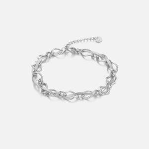 Geflecht Gliederarmband Silber Geflecht Gliederarmband Silber