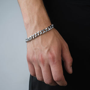 Gliederarmband 10 mm Silber Gliederarmband 10 mm Silber