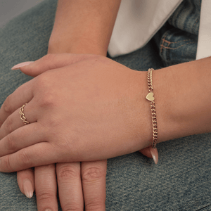 Gliederarmband Herz Gold Gliederarmband Herz Gold