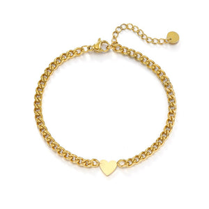 Gliederarmband Herz Gold Gliederarmband Herz Gold