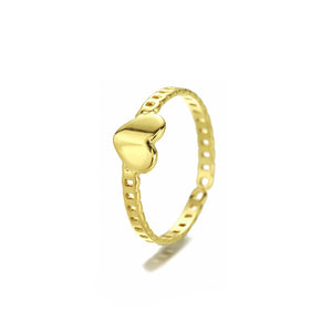 Gliederring Herz Gold Gliederring Herz Gold