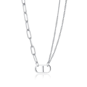 Goodlife Gliedernhalskette Silber Goodlife Gliedernhalskette Silber