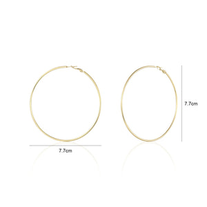 Große Creolen Ohrringe Gold Große Creolen Ohrringe Gold