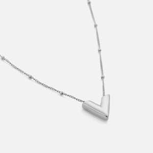 Halskette Anhänger V Silber Halskette Anhänger V Silber