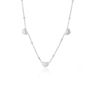 Halskette drei Herzen Silber Halskette drei Herzen Silber