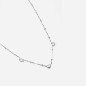 Halskette drei Herzen Silber Halskette drei Herzen Silber