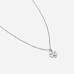 Halskette großem Kleeblatt Silber Halskette großem Kleeblatt Silber
