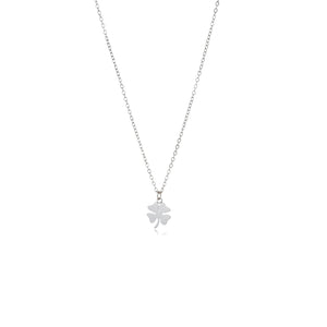 Halskette großem Kleeblatt Silber Halskette großem Kleeblatt Silber