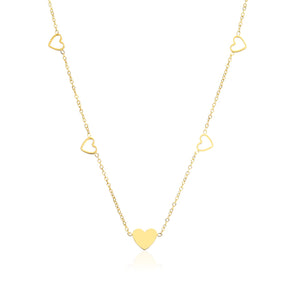 Halskette Herzen Gold Halskette Herzen Gold