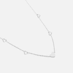 Halskette Herzen Silber Halskette Herzen Silber