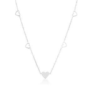 Halskette Herzen Silber Halskette Herzen Silber