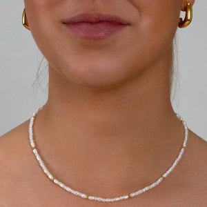 Halskette längliche Perle Halskette längliche Perle