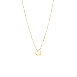 Halskette offenes Herz Gold Halskette offenes Herz Gold