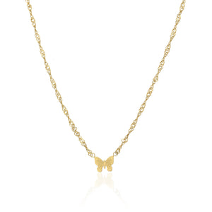 Halskette Schmetterling Gold Halskette Schmetterling Gold