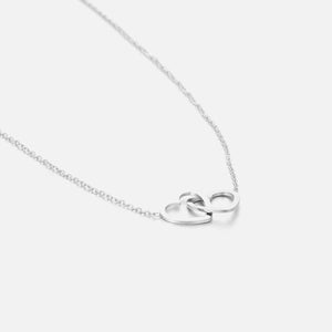 Halskette verbundenes Herz Silber Halskette verbundenes Herz Silber