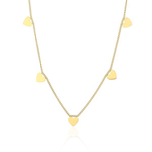 Herz Anhänger Halskette Gold Herz Anhänger Halskette Gold