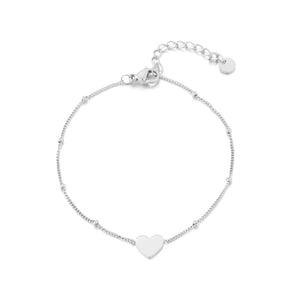 Herz Armband mit kugelchen Silber Herz Armband mit kugelchen Silber