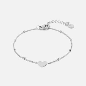 Herz Armband mit kugelchen Silber Herz Armband mit kugelchen Silber