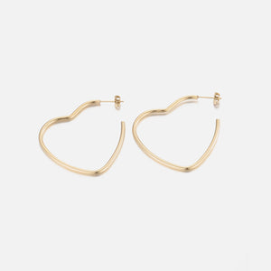 Herz Ohrstecker Gold Herz Ohrstecker Gold