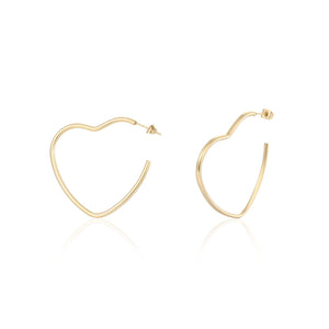 Herz Ohrstecker Gold Herz Ohrstecker Gold