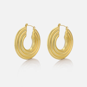 Hoops Statemant Gold Hoops Statemant Gold