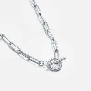 Kapitelschloss Halskette Silber Kapitelschloss Halskette Silber